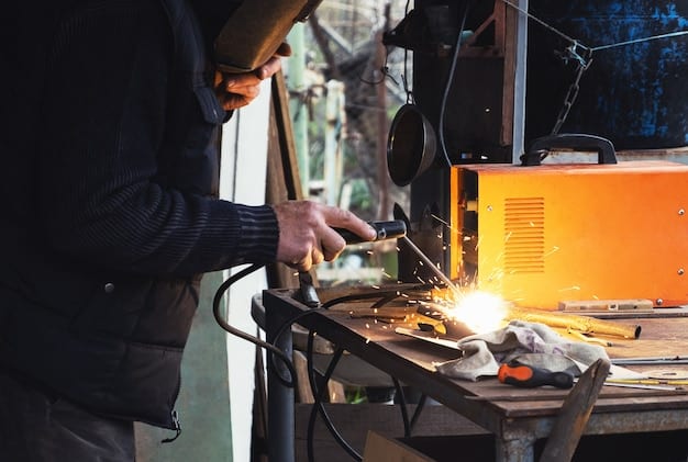 Welder learning metal fabrication — Second Act Trades