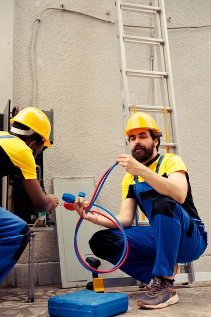 HVAC apprentice learning maintenance — Second Act Trades