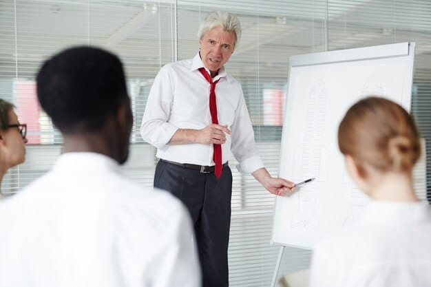 Midlife professional discussing a career change — Second Act Trades