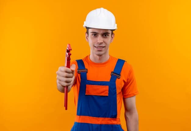 Skilled trades worker wearing safety equipment — Second Act Trades