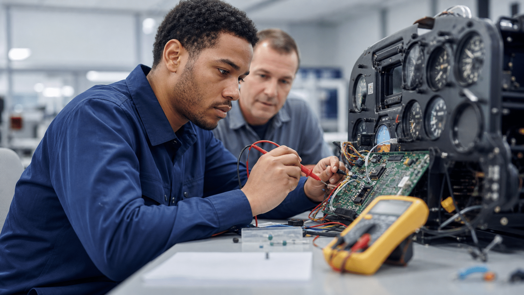 Electromechanical technician hands-on training